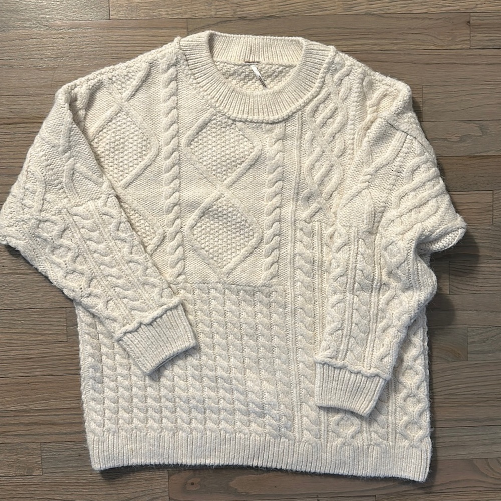 Free People oversized chunky sweater